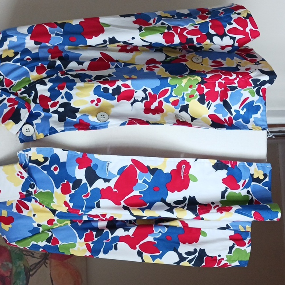 Patchington Jacket Outerwear Floral Collared Long… - image 8